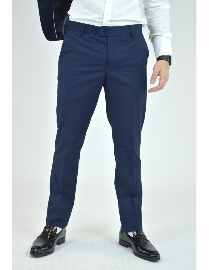 Ensemble costume 2 pièces bleu à motif - homme - Accueil