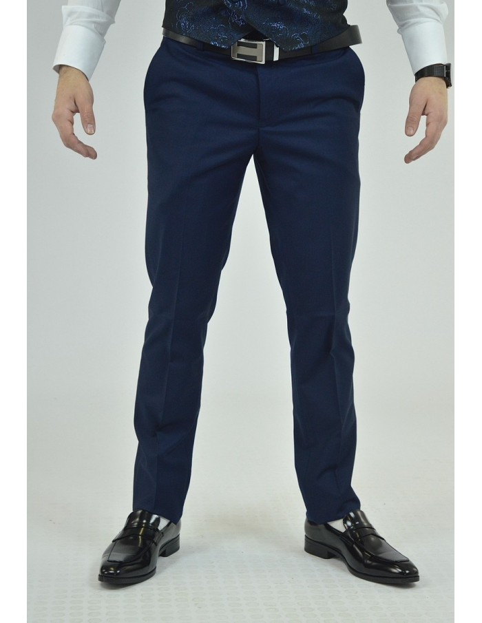 Ensemble costume 3 pièces bleu à motif - homme - Accueil