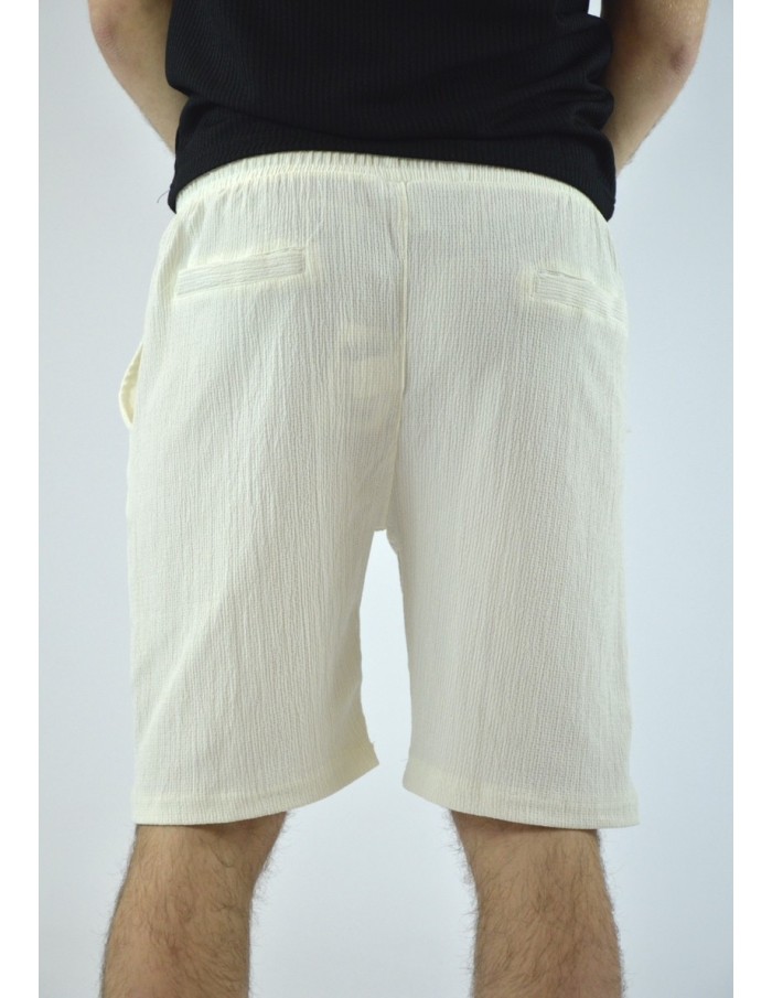 SHORT EN GAZ HOMME - BANC - Accueil