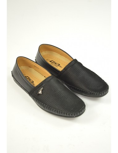 mocassin noir - homme