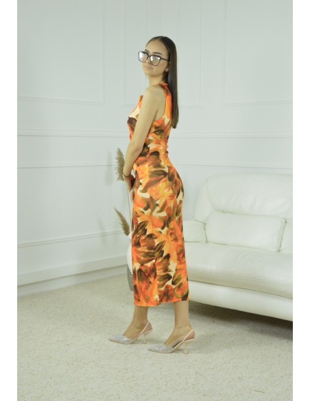ROBE COLORES MOULANTE -FEMME- ORANGE - Accueil