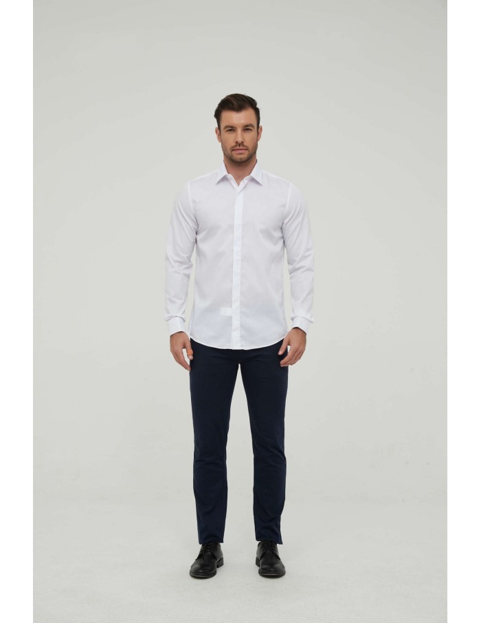 Chemise blanche slim fit - homme - Accueil