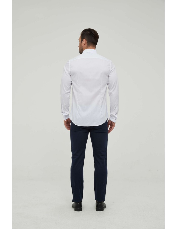 Chemise blanche slim fit - homme - Accueil