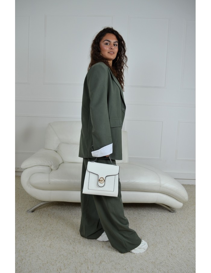 Ensemble Oversize Blazer + pantalon kaki - Femme - Accueil