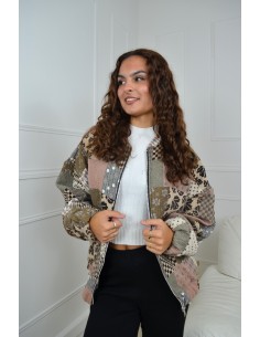 Bomber patchwork/matelassé...