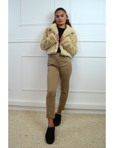 Manteau court en fausse... 2