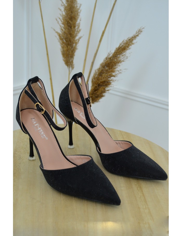 Talons en tissu à paillettes - femme - Accueil