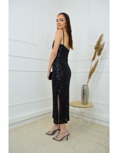 Robe longue noire à... 2