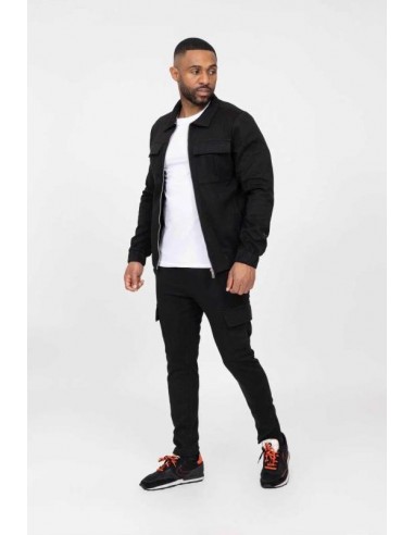 Ensemble noir veste + pantalon cargo...