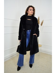 Manteau en fausse fourrure...