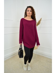 Pull bordeaux oversize... 2