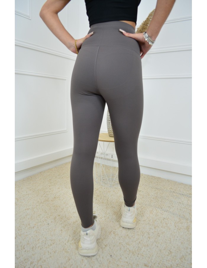 Legging sport taupe - femme - Accueil