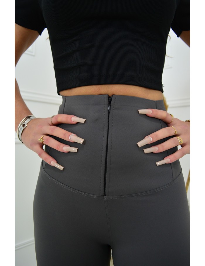 Legging sport gris foncé - femme - Accueil