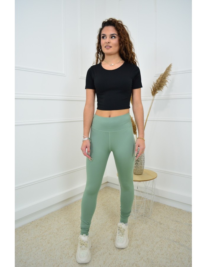 Legging sport vert - femme - Accueil