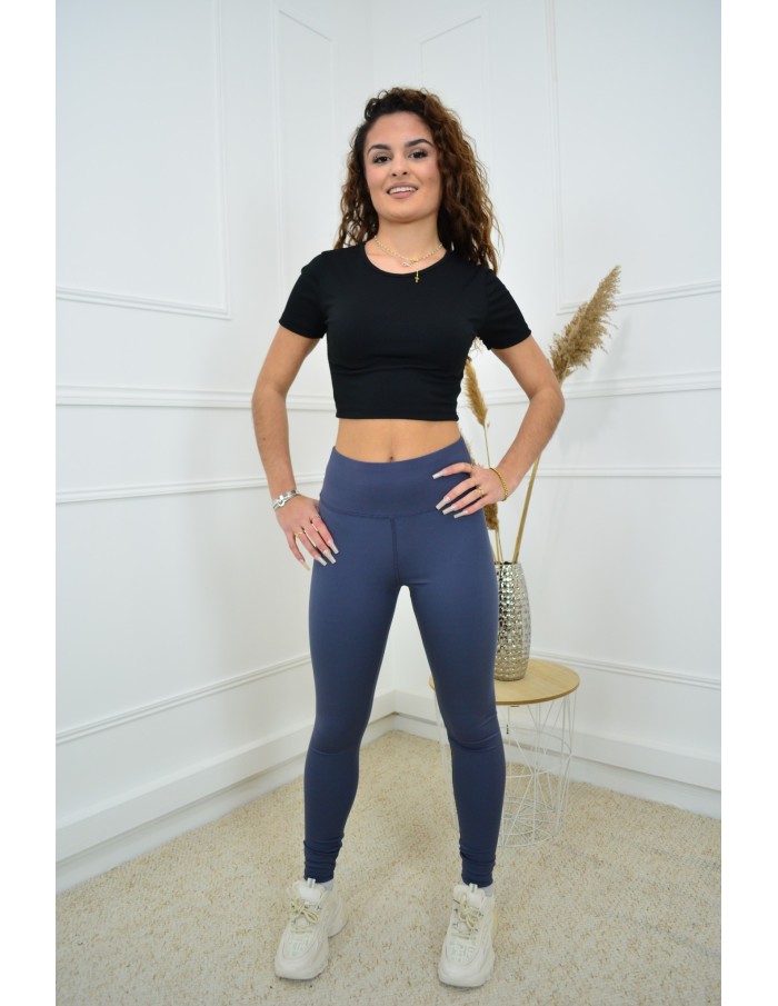 Legging sport bleu marine - femme - Accueil