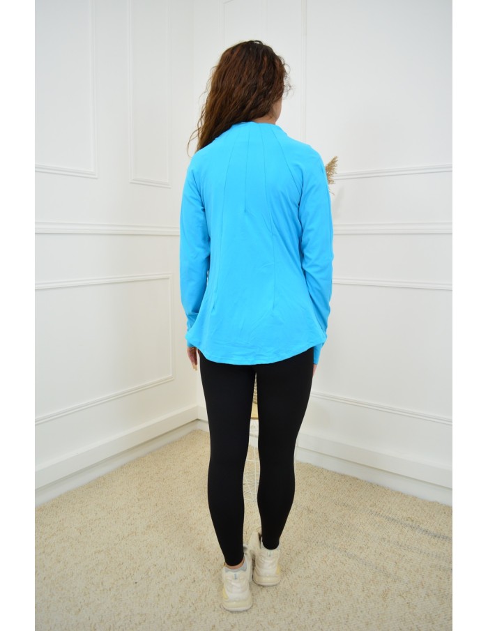 Veste bleu ciel sport - femme - Accueil