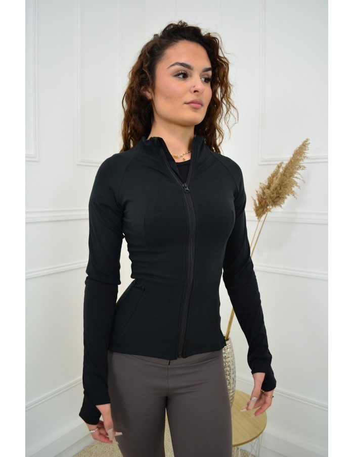 Veste noir sport - femme - Accueil