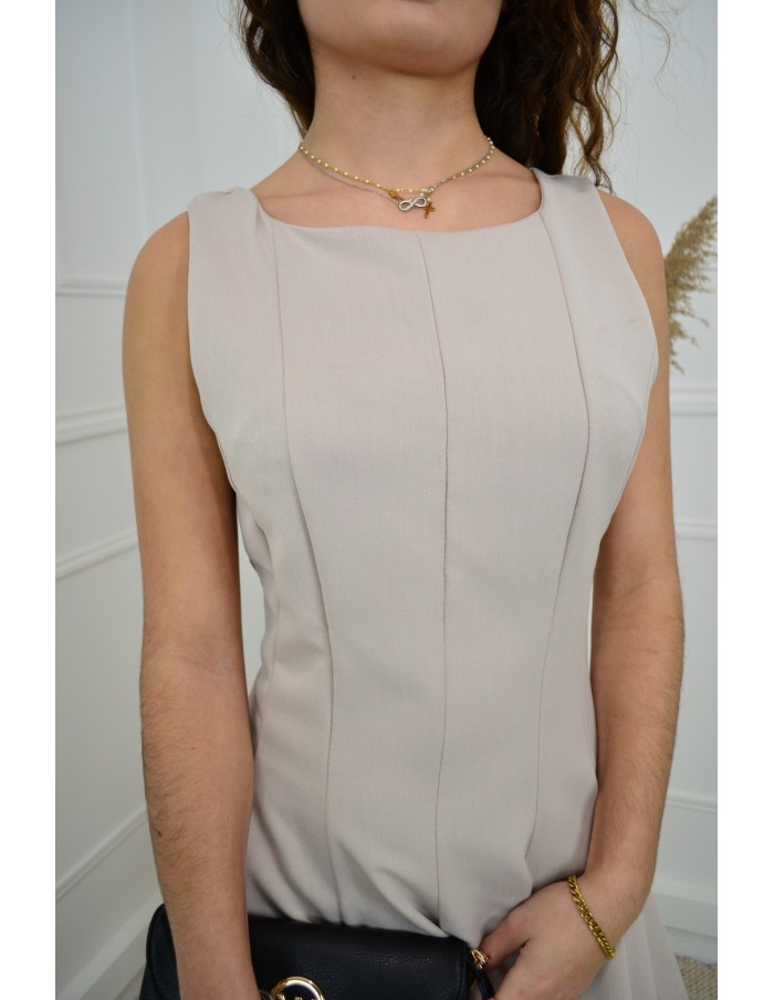 Robe Courte Évasée Femme | Élégance et Confort avec Zip au Dos