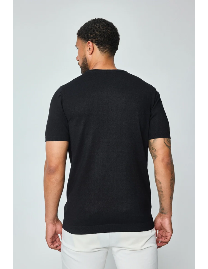 T-shirt uni en maille homme – Confort et style minimaliste
