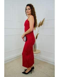 Robe longue rouge avec... 2