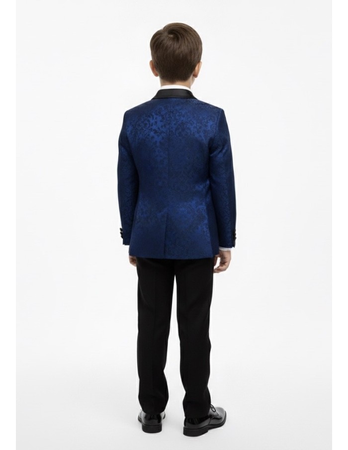 COSTUME BLEU TEXTURÉ 5 PIÈCES - GARÇON - Accueil