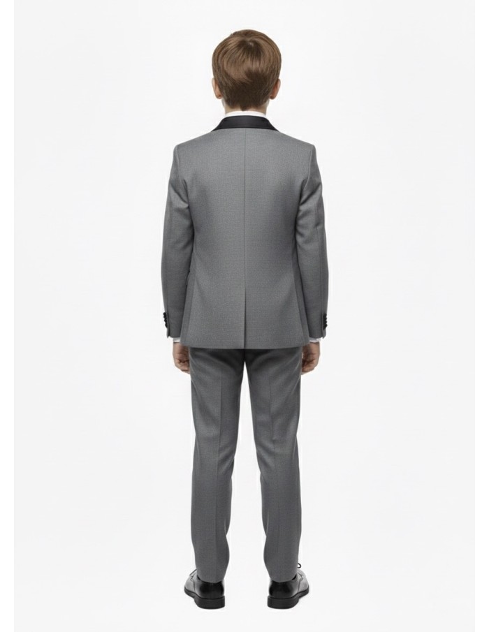 COSTUME GRIS FONCÉ 5 PIÈCES - GARÇON