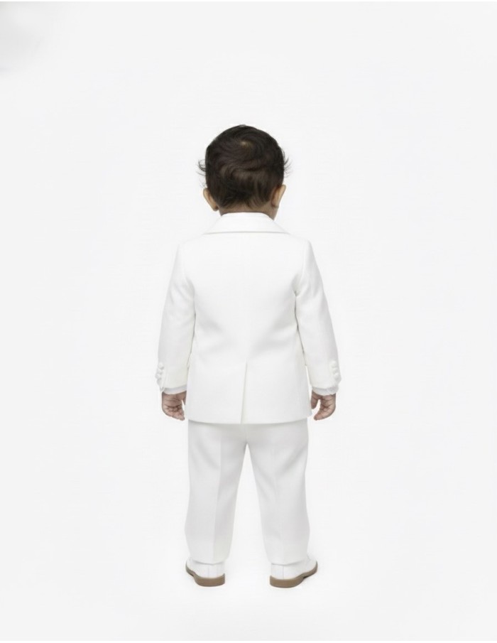 COSTUME BLANC 5 PIÈCES - BÉBÉ