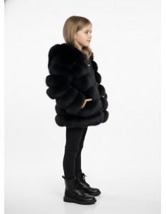 Doudoune Fourrure Noir... 2