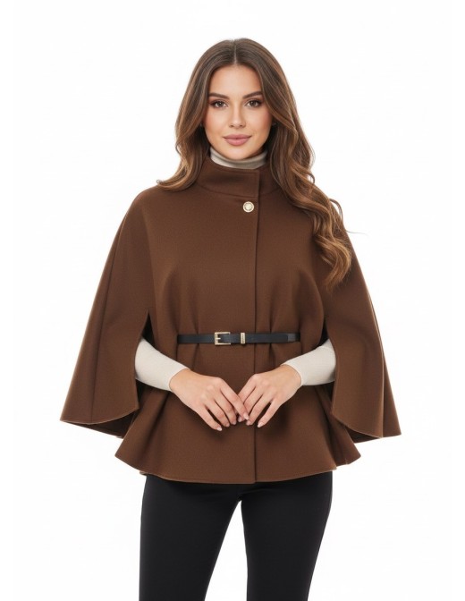 Veste Cape Courte Élégante – Femme