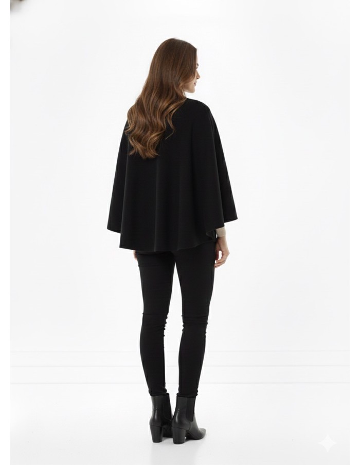 Veste Cape Courte Élégante – Femme