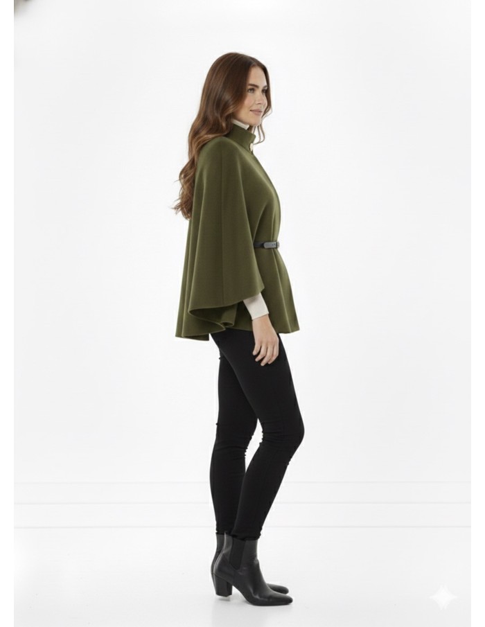 Veste Cape Courte Élégante – Femme