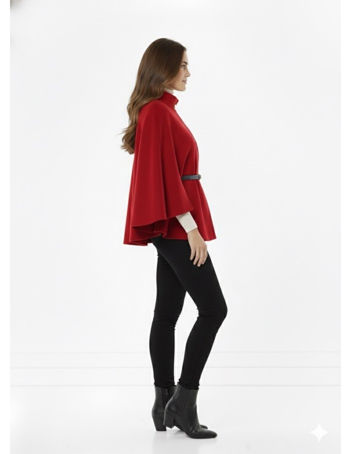 Veste Cape Courte Élégante – Femme