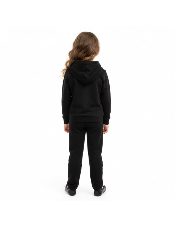 Ensemble à capuche avec strass - fille 4 à 14 ans