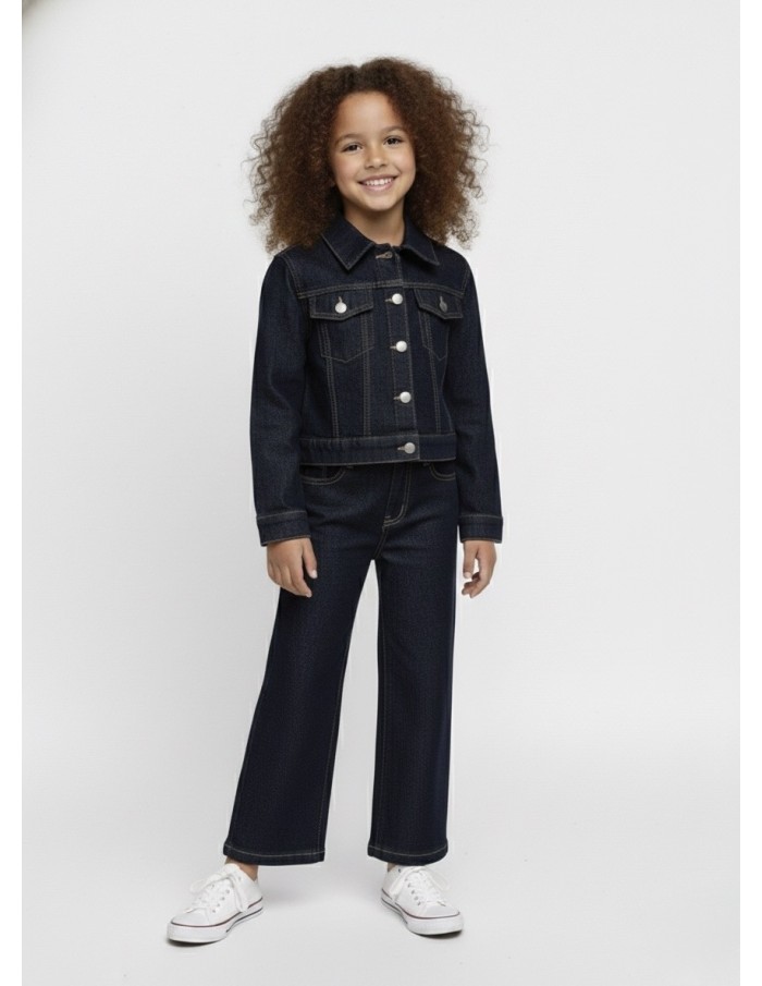 Ensemble en jean brut – Veste et jean fille 4 à 14 ans - Accueil