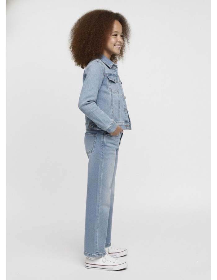Ensemble en jean clair – Veste et jean fille 4 à 14 ans - Accueil