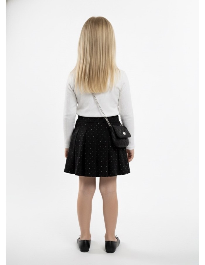 Robe noire et sac assorti – fille 4 à 14 ans - Accueil