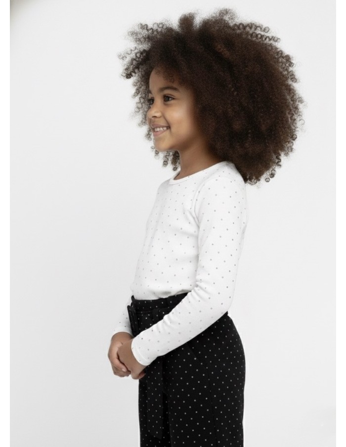 Body blanc à strass – Fille 4 à 14 ans - Accueil