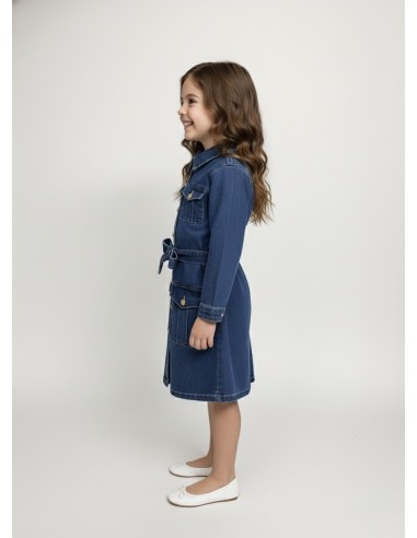 Robe en jean à manches longues –...