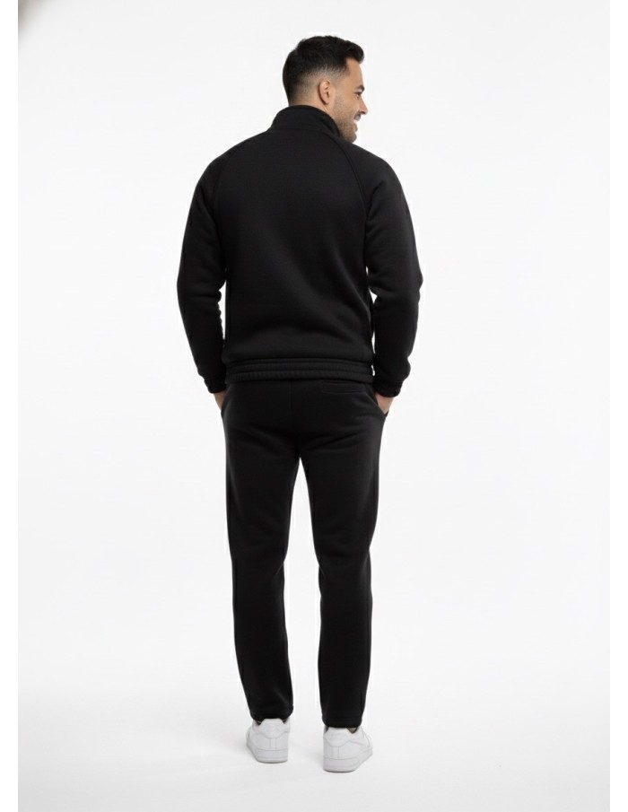 ENSEMBLE SURVÊTEMENT NOIR ZIPPÉ - HOMME - Accueil