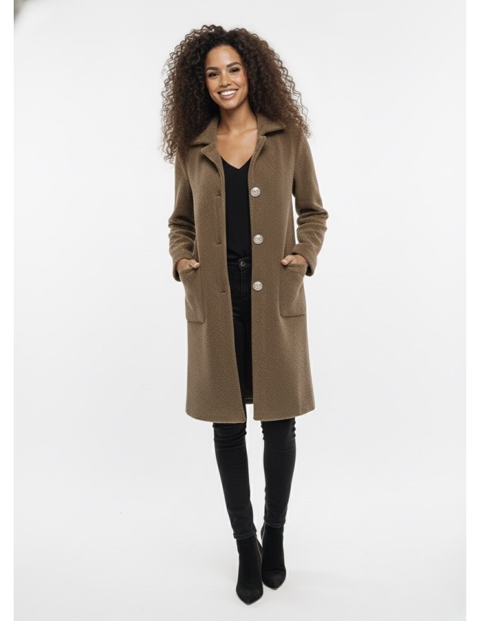 Veste Élégante à Boutons Dorés - FEMME