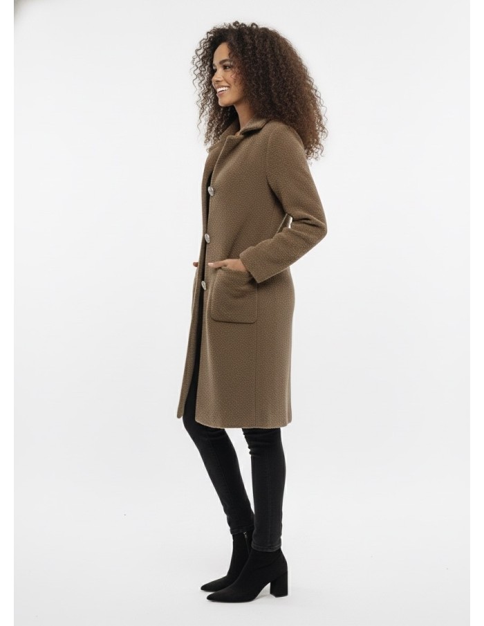 Veste Élégante à Boutons Dorés - FEMME