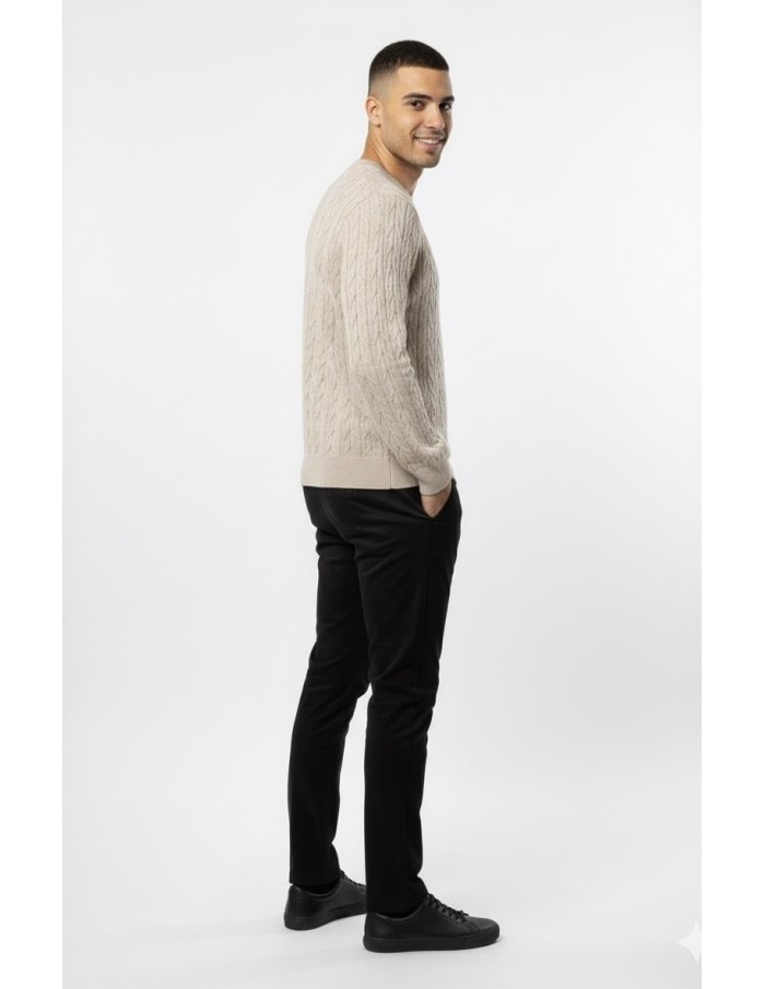Pull Uni Côtelé – HOMME