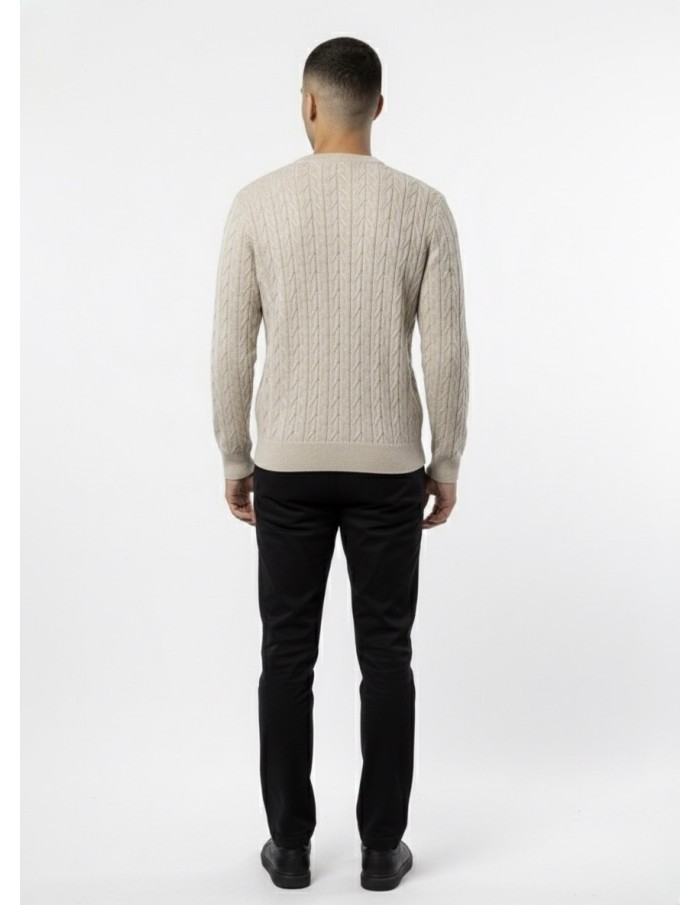 Pull Uni Côtelé – HOMME