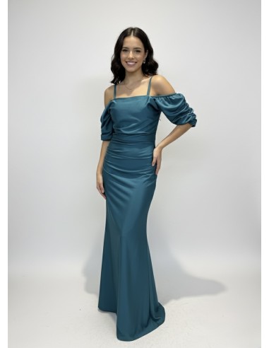 Robe Longue à Bretelles Manches...