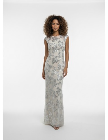 ROBE LONGUE FLEURIE À DOS NU - FEMME