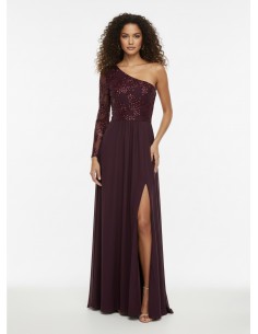 ROBE LONGUE ASYMÉTRIQUE...