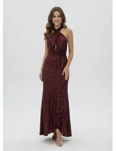 ROBE LONGUE À SEQUINS...