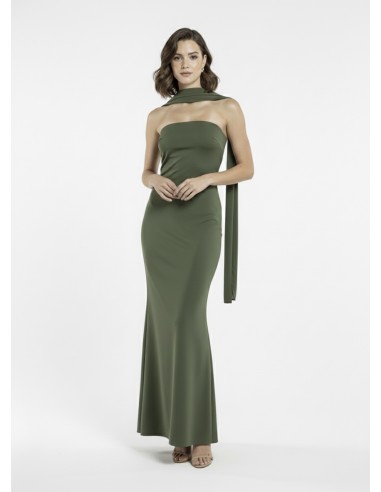 ROBE LONGUE KAKI BUSTIER AVEC DÉTAIL...