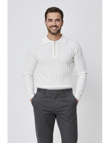 POLO MANCHES LONGUES COL REVERS &...