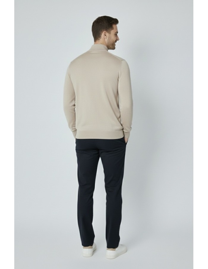POLO MANCHES LONGUES – COL FERMETURE ZIP